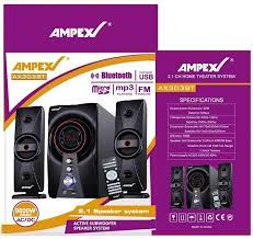 Ampex 303 2 in 1 Sub Woofer – Sound System – Remote Control (ax303bt) - Kenya
