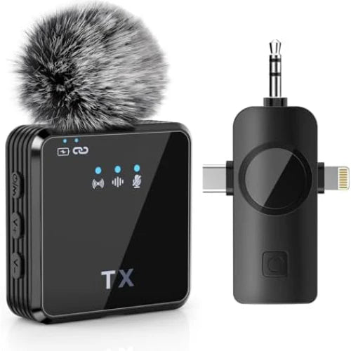 F11-2 Wireless Microphone 3 in 1 For iPhone ,Type C And Camera - Kenya