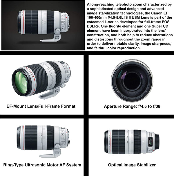 Canon EF 100-400mm F/4.5-5.6L IS II USM Lens - EF Mount L-Series Lens, Full-Frame Format, Weather-Sealed Design, 1-Year Warranty - Kenya %count(title) +254720548999 Canon EF 100-400mm F/4.5-5.6L IS II USM Lens - EF Mount L-Series Lens, Full-Frame Format, Weather-Sealed Design, 1-Year Warranty - Kenya - Image 3