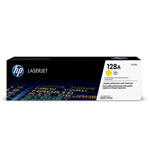 HP 128A Yellow Original LaserJet Toner Cartridge(CE322A) - Kenya