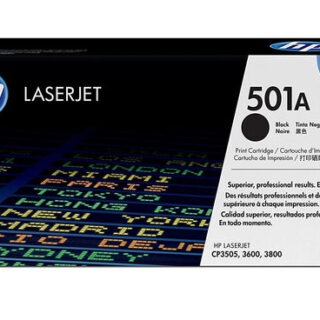 HP 501A Black Original LaserJet Toner Cartridge (Q6470A) - Kenya
