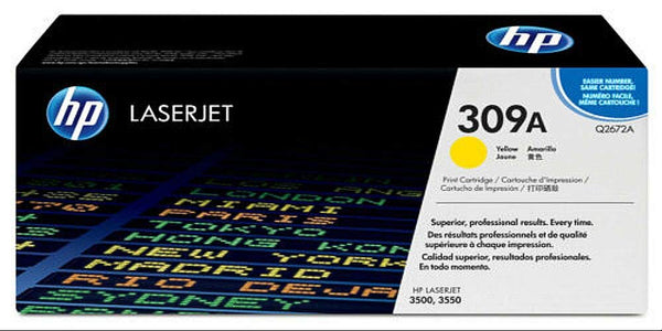 HP 309A Yellow Original LaserJet Toner Cartridge(Q2672A) - Kenya