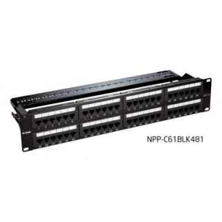 D-LINK 48 Port CAT6 UTP Fully Loaded Patch Panel (NPP-C61BLK481) - Kenya