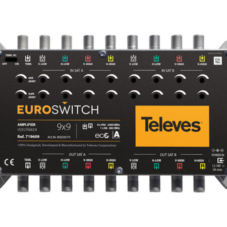 TELEVES Euroswitch 9x9 CASCADE Launch Amp