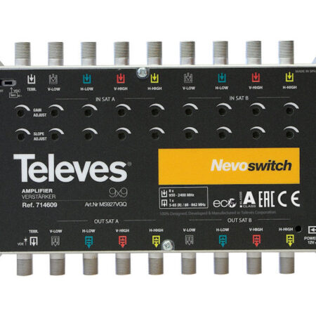 TELEVES Nevoswitch 9x9 CASCADE Launch Amp