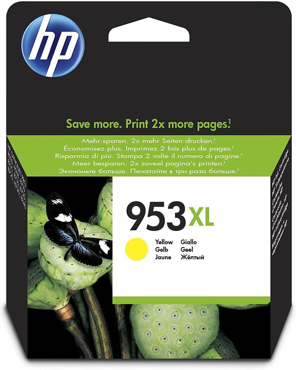 HP 953XL High Yield Yellow Original Ink Cartridge, F6U18AE - Kenya %count(title) +254720548999 HP 953XL High Yield Yellow Original Ink Cartridge, F6U18AE - Kenya