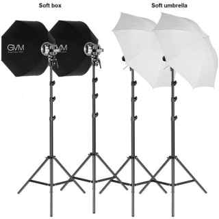 GVM P80S LED 4-Light Kit - Umbrellas, Softboxes, and Backdrops - Kenya