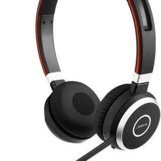 Jabra Evolve 65 MS Wireless Headset, Stereo - Includes Link 370 USB Adapter, Advanced Noise-Cancelling - 6599-823-309 - Kenya