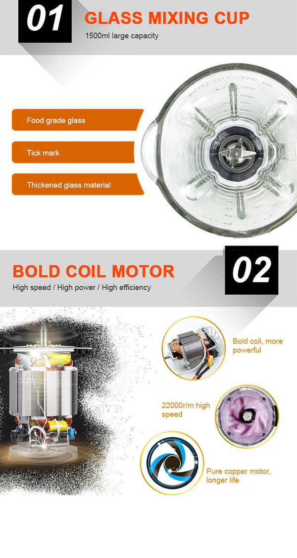 Vitron 1.5L 2 In 1 Blender (VB-Y66) - 1.5 Litres, 350W Motor - Kenya %count(title) +254720548999 Vitron 1.5L 2 In 1 Blender (VB-Y66) - 1.5 Litres, 350W Motor - Kenya - Image 2