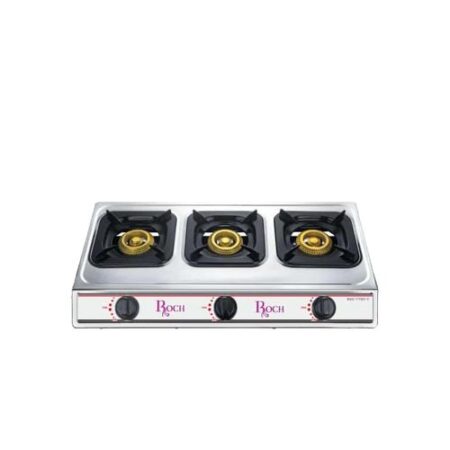 Roch RGC-307TT, 3-Burner Automatic Gas Cooker - Kenya