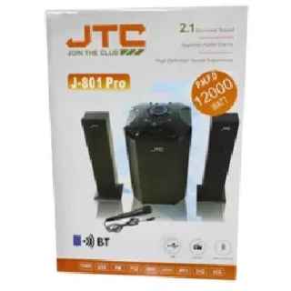 JTC J-801 Pro 2.1CH Home Theater Sub Woofer Speaker - 12000W PMPO + MIC, 100V – 240V 50/60Hz - Kenya