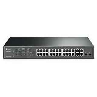 TP-Link 24-Port 10/100Mbps + 4-Port Gigabit Smart PoE+ Switch T1500-28PCT (TL-SL2428P) - Kenya