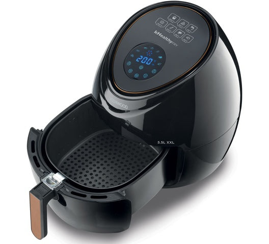 Kenwood HFP50.000BK 5.5Liters Air Fryer - 7 preset programs, Non-stick coating removable basket with handle - Kenya %count(title) +254720548999 Kenwood HFP50.000BK 5.5Liters Air Fryer - 7 preset programs, Non-stick coating removable basket with handle - Kenya