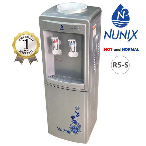 Nunix R5-S Hot And Normal Water Dispenser - Stainless steel tank, Low power consumption, Overheat Protection - Kenya