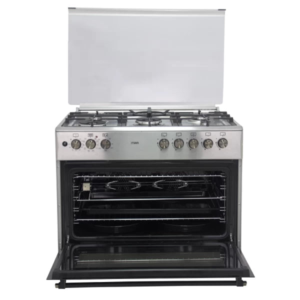 Mika MST90PU42HI/HC Standing Cooker -4 gas burners + 2 electric Rapid Hot plate, Push Button Auto-ignition - Kenya %count(title) +254720548999 Mika MST90PU42HI/HC Standing Cooker -4 gas burners + 2 electric Rapid Hot plate, Push Button Auto-ignition - Kenya