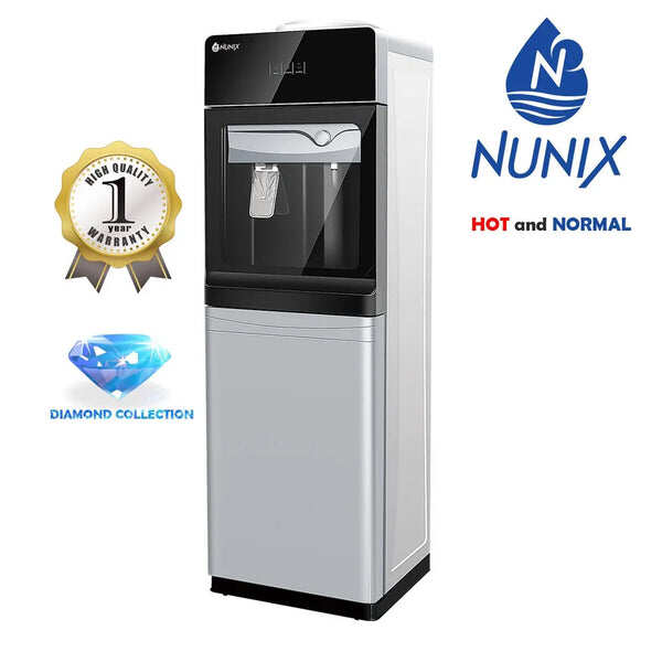 Nunix R23 hot and normal water dispenser - with tap locking compartment - Kenya
