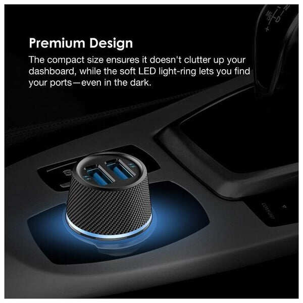 Oraimo Highway Dual USB Fast Charging Car Charger - Kenya