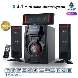 Nunix A22 home theater system - 3.1 Channel Surround sound, Bluetooth,Powerful bass via a specially tuned sound matrix, Powerful stand up speakers - Kenya %count(title) +254720548999 Nunix A22 home theater system - 3.1 Channel Surround sound, Bluetooth,Powerful bass via a specially tuned sound matrix, Powerful stand up speakers - Kenya - Image 2