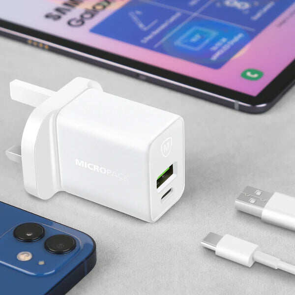 Micropack 33W Fast Charging Dual Ports Wall Charger (MWC-233PD) - Kenya