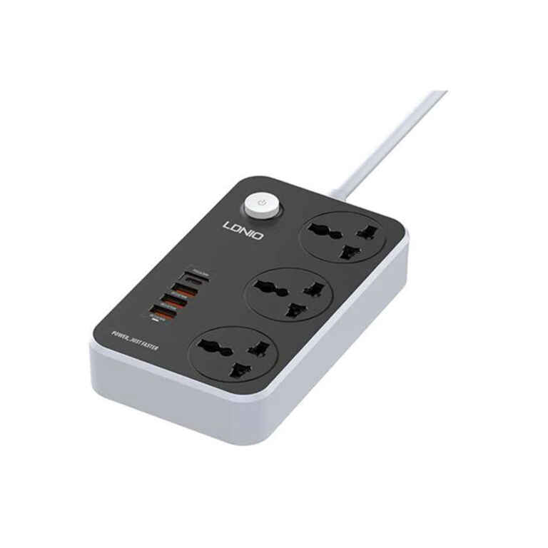 LDNIO- Universal Power Strip 3 SOCKET 20W
  USB-C PD 3-PORT QC3.0