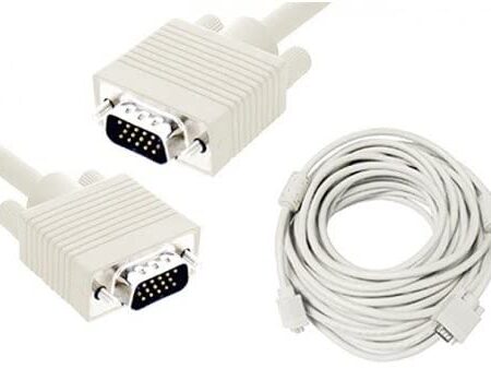 Technotech 25 Meter 15Pin Male To Male 25 m VGA Cable (TT-VGACABLE-25M) - Kenya