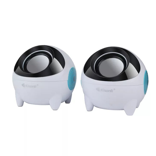 Kisonli K800 2.0 USB portable mini speaker - with 3.5mm AUX/for home and work - Kenya