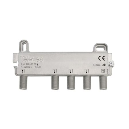 5...2400MHz ?F? 3D 8/7dB Interior Splitter + PAU Televes