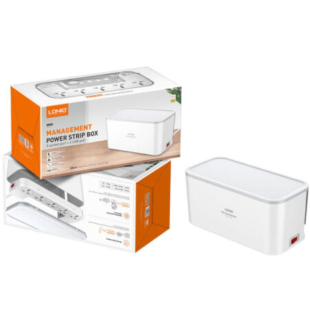 LDNIO Smart Management Power Extension Box With 5 Socket Ports and 3 USB fast charging Ports, 2M - SC5309 - Kenya