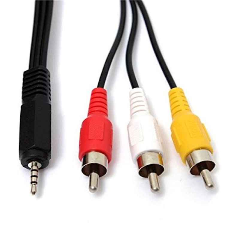 Câble Audio StereoJack 3,5mm Vers 2x RCA - 1,5m, Pour TV, MP3, HIFI