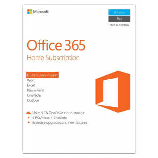 Microsoft Office 365 Home English Subscription 1YR Africa Only Medialess P2 - 6GQ-00686 - Kenya