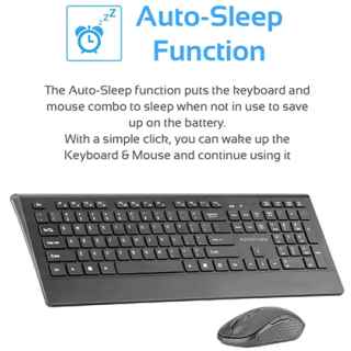Promate Slim Ergonomic Keyboard & Mouse Combo - Kenya
