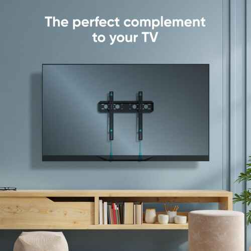 ONKRON TV Wall Mount -Universal TV Mount for Most 35-65 Inch LED LCD Flat and Curved Screen TVs up to 123 lbs, Low Profile Mounting, Wall Mount TV Bracket, Max VESA 400x400mm, 16 Inch Studs, Black - Image 2