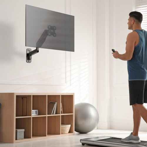 ONKRON TV Monitor Wall Mount Bracket for 13 32-Inch Screens Full Motion with Gas Spring Black G150 - Image 6