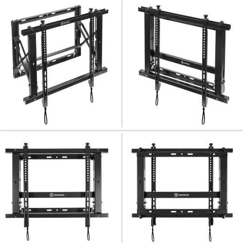 ONKRON Video Wall Mount Solution for 40" to 70-inch Screens Pop Out PRO7M, Black - Image 5