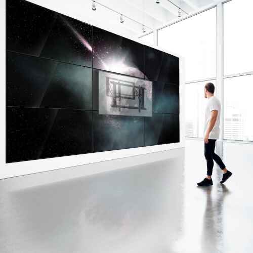 ONKRON Video Wall Mount Solution for 40" to 70-inch Screens Pop Out PRO7M, Black - Image 3