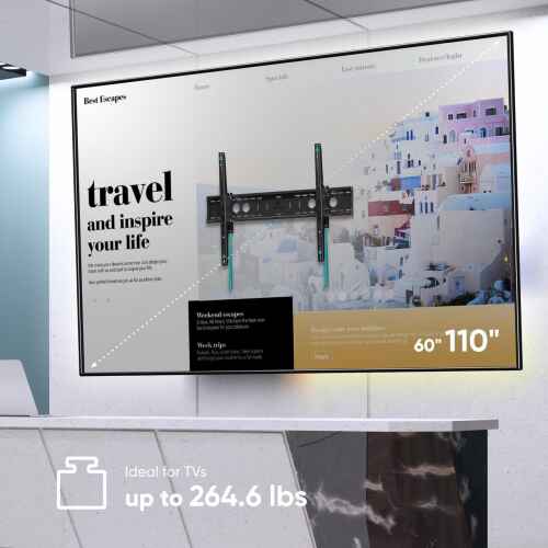 ONKRON Tilt TV Wall Mount Bracket for 60 - 110 Inch TVs up to 264.6 pounds - Image 3
