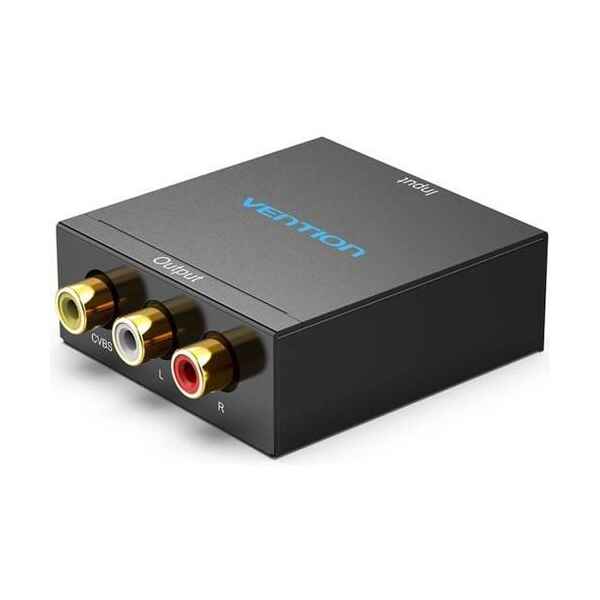 Vention AEEB0 HDMI to RCA Converter - 1080P HD, Widely Compatible, Audio and Video Transmit Synchronically, Metal Type - Kenya