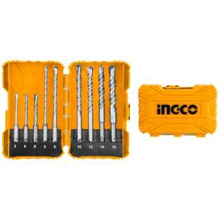 Ingco AKDL30901 9 PCS Sds Plus Hammer Drill Bits Set - Kenya