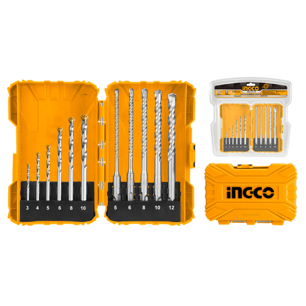 Ingco AKDL31101 11 PCS Concrete And Hammer Drill Bit Sets - Kenya