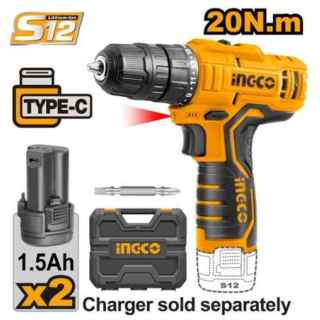 Ingco CDLI12328 Lithium-Ion cordless drill 12V Promo - Kenya