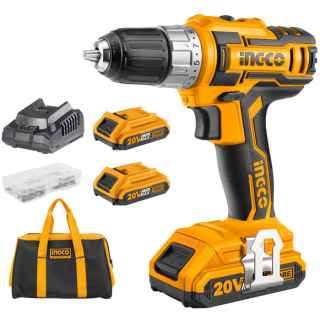 Ingco CDLI20023 20V LI-ION Cordless Drill 45Nm (45NM) - Kenya