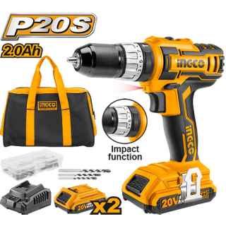 Ingco CIDLI2002 LI-Ion Impact Cordless Drill 20V - Kenya