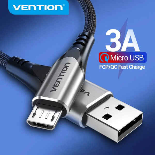 Vention COLBH USB 2.0 A Male to Micro-B Male 3A Cable 2M - Kenya - Image 2