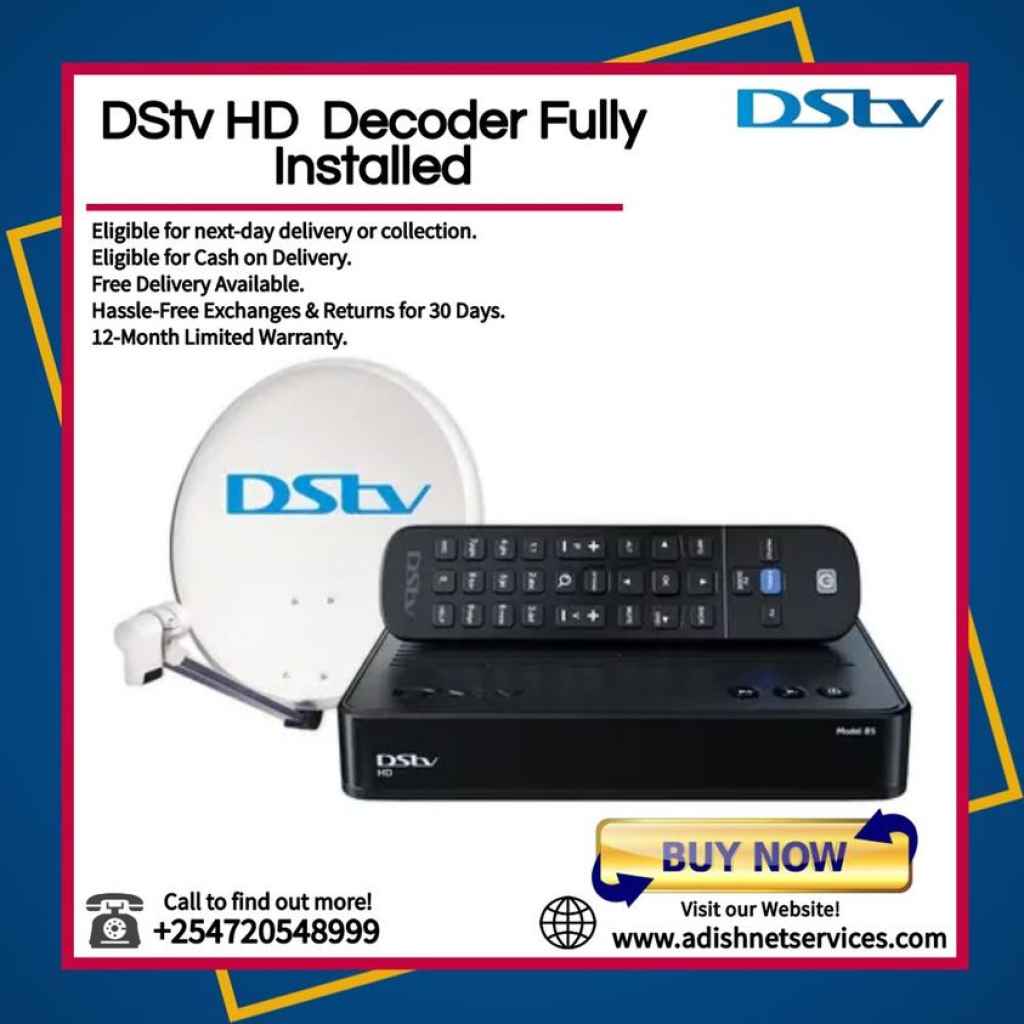 Default Service Decoder DStv HD Decoder Fully Installed | +254720548999