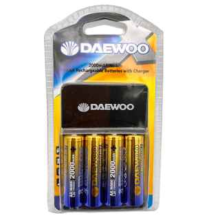Daewoo Rechargeable Battery AA with charger - Kenya