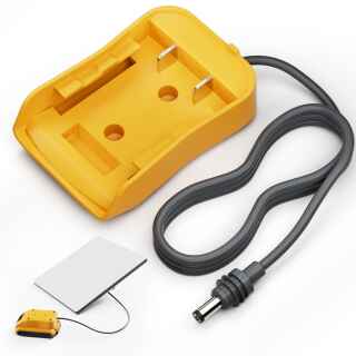 Starlink Mini DC Power Cable with Dewalt 18V-20V Battery Adapter - 3.28FT/1M