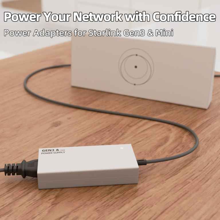 Starlink Mini & Gen 3 Max. 144W Power Supply AC to DC Adapter - Image 2