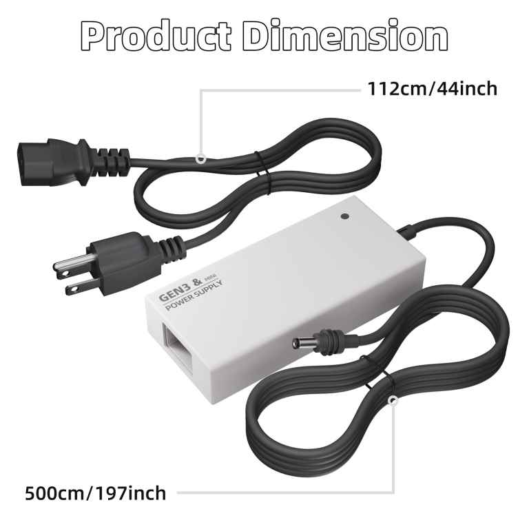 Starlink Mini & Gen 3 Max. 144W Power Supply AC to DC Adapter - Image 4