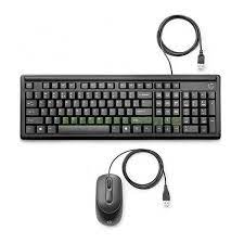 HP Wired Keyboard and Mouse 160 (English & Arabic) - 6HD76AA - Kenya