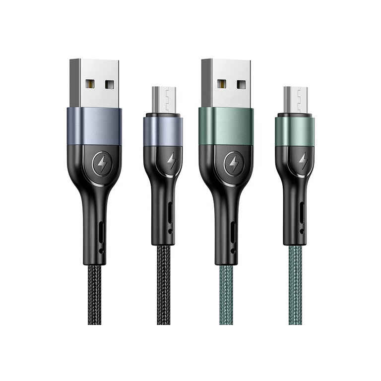 USAMS US-SJ448 U55 Lightning Aluminum Alloy Braided Charging & Data Cable(SJ448ZJ01) - Kenya - Image 2